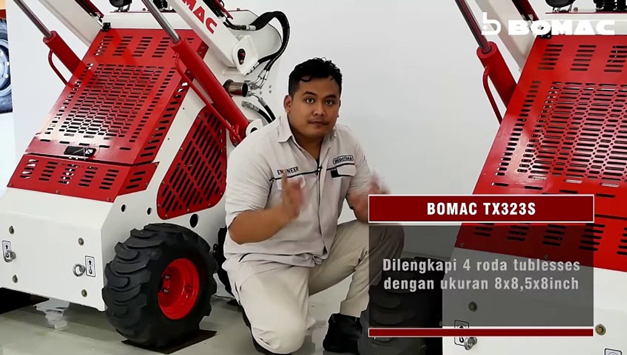 REVIEW LOADER MINI DARI BOMAC - MINI SKID STEER LOADER TX-323S