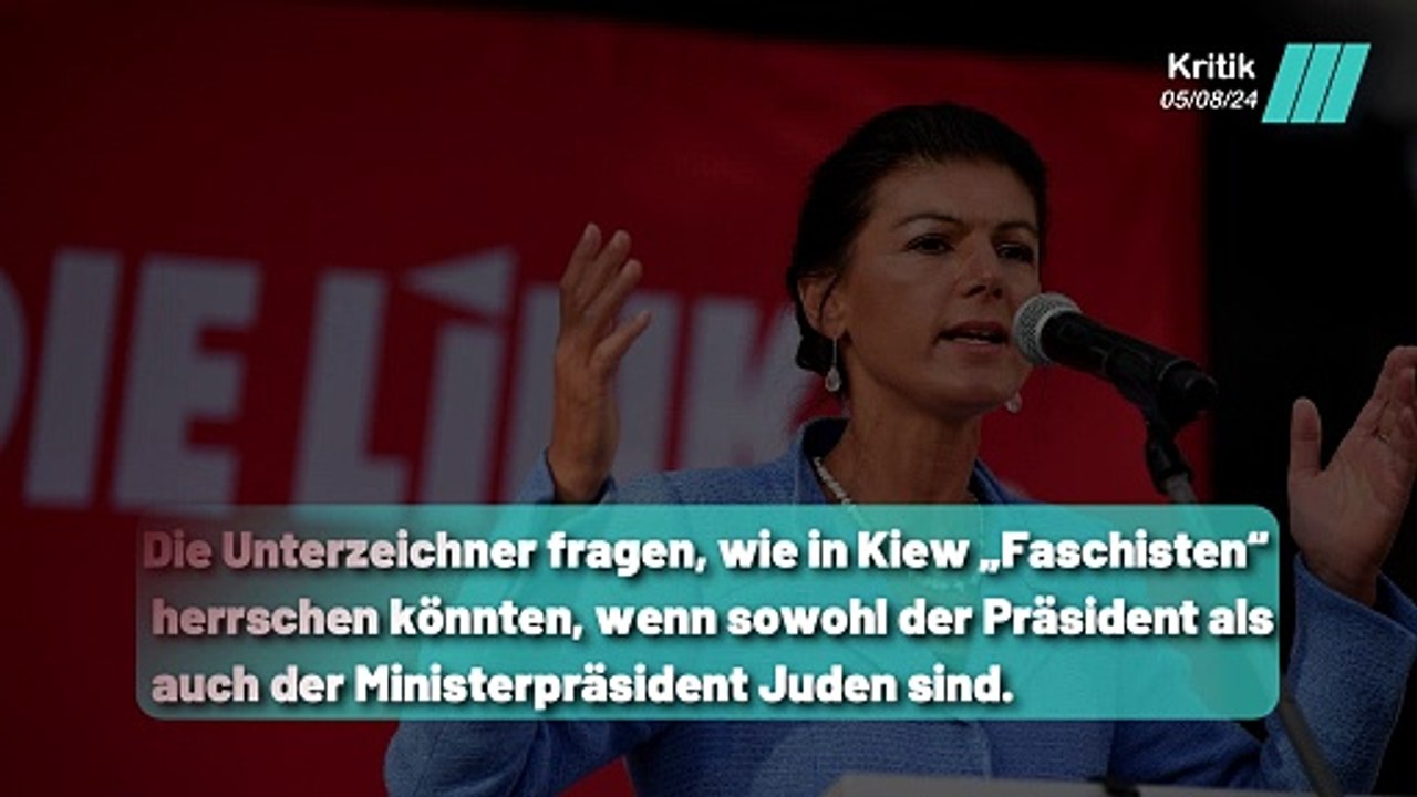 Sahra Wagenknecht im Kreuzfeuer der Kritik im Osten Deutschlands