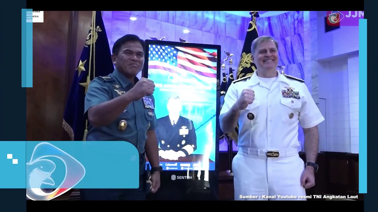 KSAL LAKSAMANA TNI MUHAMMAD ALI TERIMA KUNJUNGAN PANGLIMA ARMADA KE-7 ANGKATAN LAUT AMERIKA SERIKAT VICE ADMIRAL FRED KACHER
