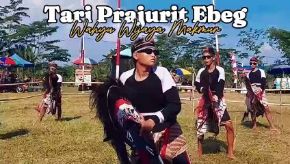 Tarian Prajurit Ebeg Wahyu Wijaya Makmur