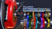 Car Gearboxs MT, AT, CVT, and DCT Working Explained with 3D Animation