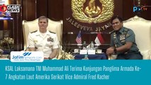 KSAL Laksamana TNI Muhammad Ali Terima Kunjungan Panglima Armada Ke-7 Angkatan Laut Amerika Serikat Vice Admiral Fred Kacher