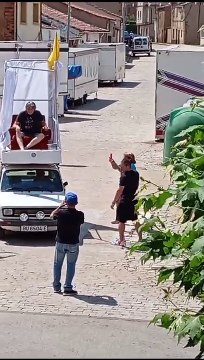 El 'papamóvil' del alcalde de Soria y sus preparativos