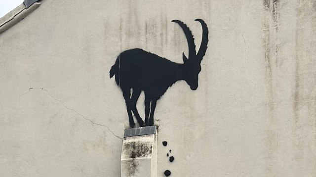 Banksy confirms new west London artwork as his - as fans rush to site