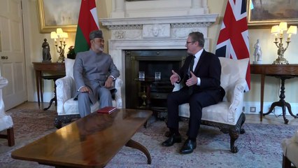 PM welcomes Sultan of Oman to No 10