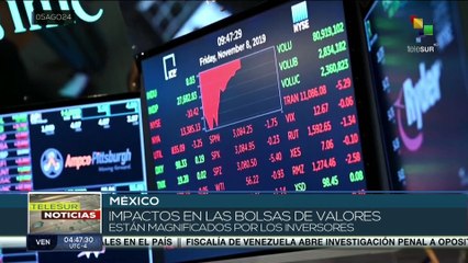 México es afectado por caída de las  bolsas de valores a nivel mundial