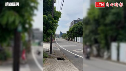 桃市街頭追殺案 地政人員目擊驚悚過程急報警救人（讀者提供/翻攝畫面）