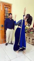 Husbands reaction on wife dance  saree link