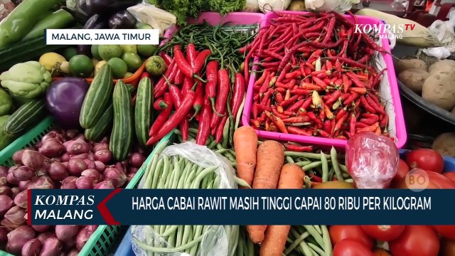 Harga Cabai Rawit Masih Tinggi, Capai Rp 80 ribu Per Kilogram
