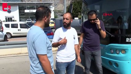 Antalya'da halk otobüsünde şoförle tartışan yolcu anahtarı alıp kaçtı