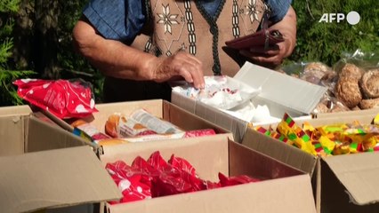 Ukrainian postwoman delivers hope in ravaged east