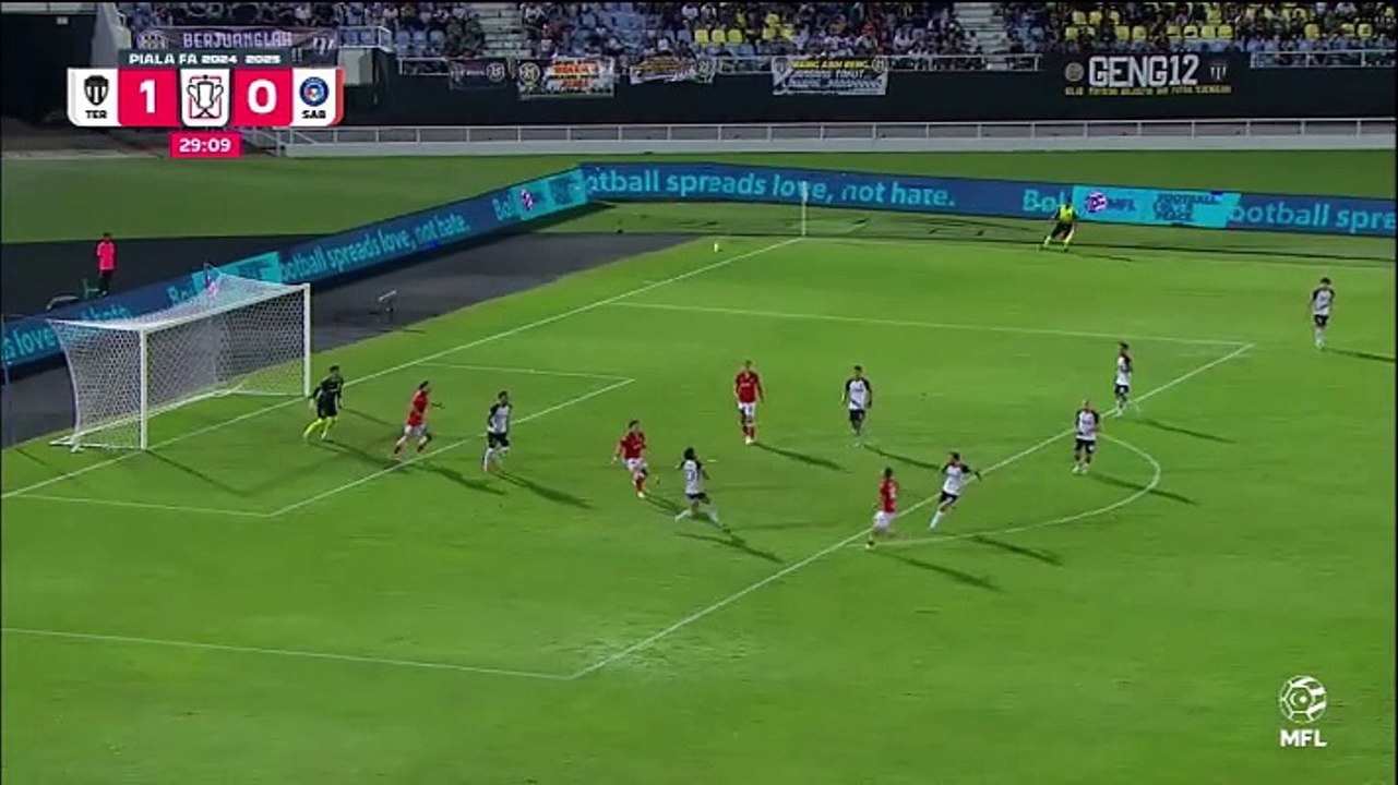 Gabi Peres all touches vs Terengganu 28/06/2024