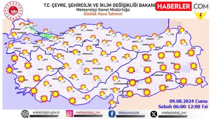 Bugün Akdeniz ve Doğu Karadeniz'de sağanak yağış bekleniyor