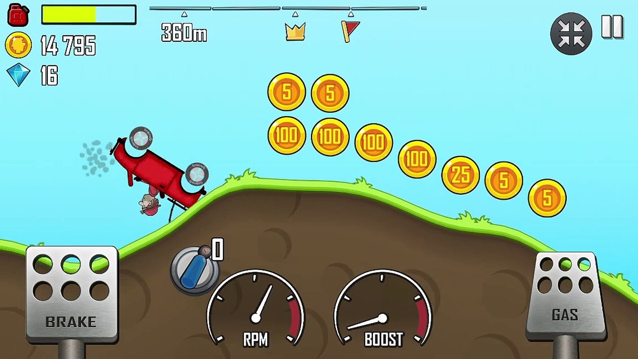 Hill Climb Racing gaming video|| Hill climbing || racing game #hillclimb #games #gaming