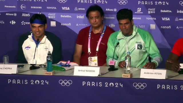 Arshad Nadeem Press Conference After winning the Gold Medal in Javelin Throw