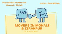Top Rated Movers in Mohali & Zirakpur Revealed!
