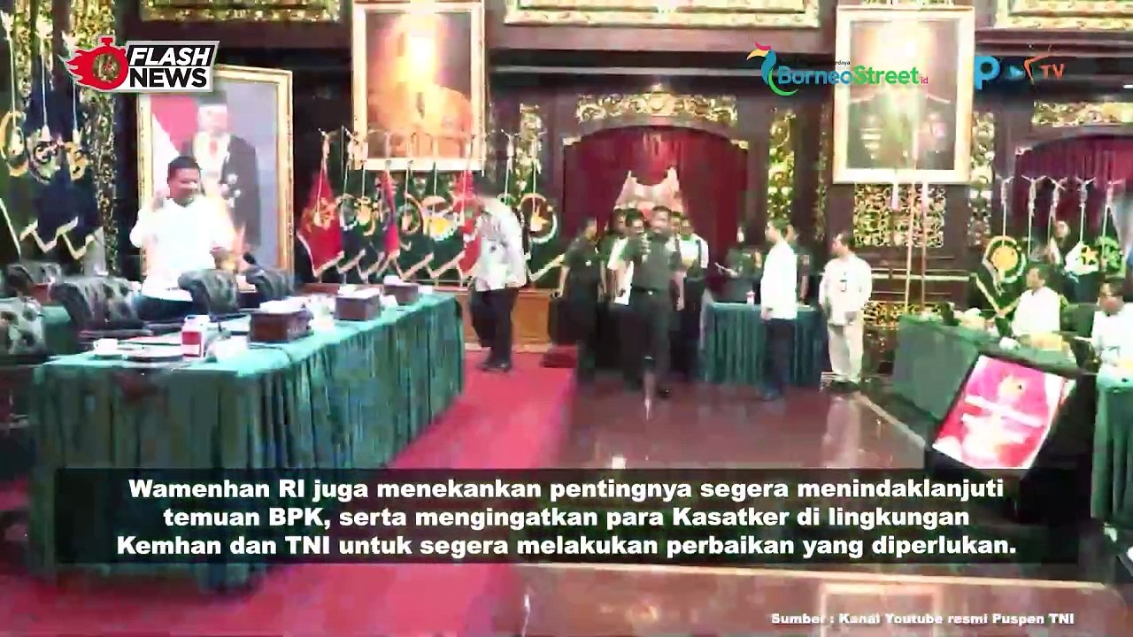 Wakasau Hadiri Penyerahan LHP BPK RI Atas Laporan Keuangan Tahun 2023 Pada Kemhan RI