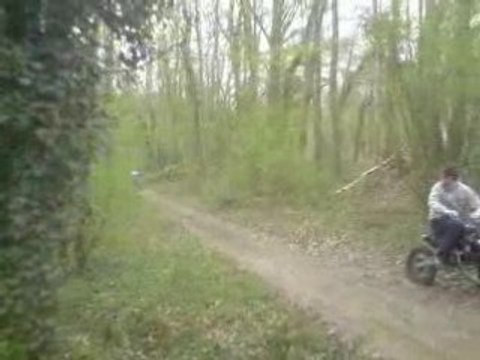 teddy levé de roue en ktm