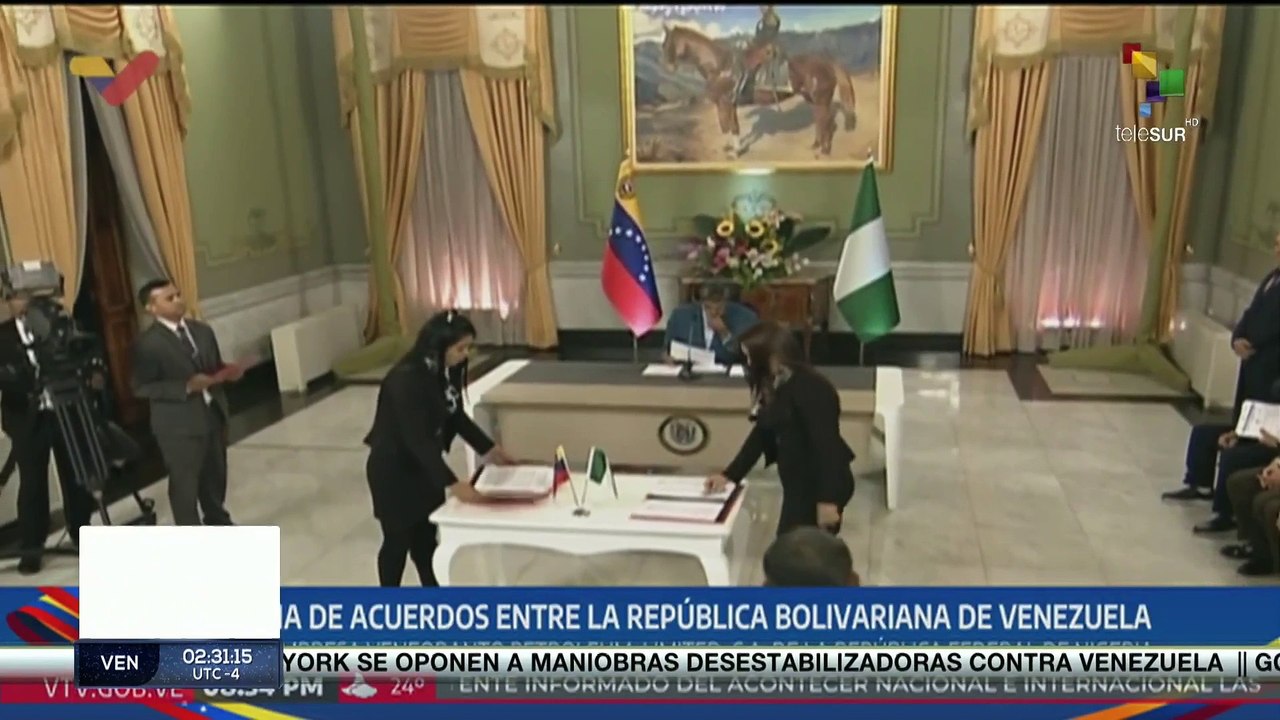 Venezuela y Nigeria firman importantes acuerdos en materia gasífera