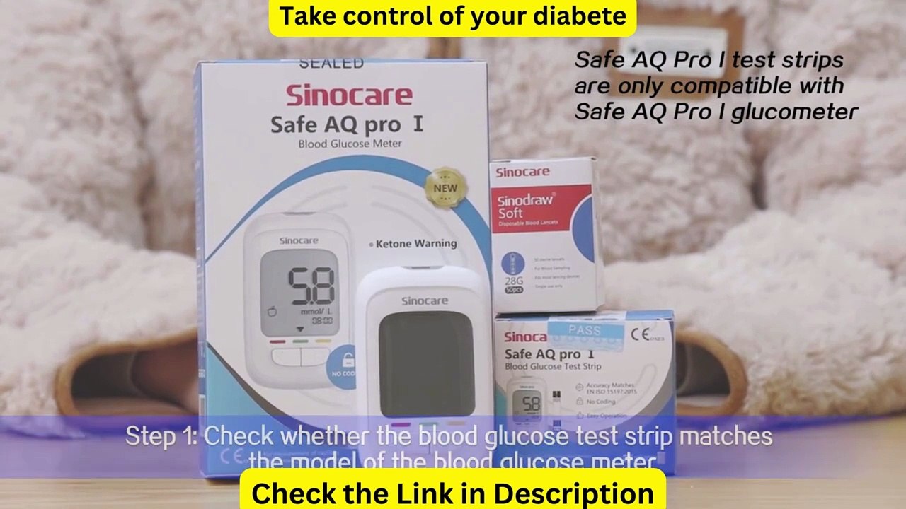 Sinocare Safe AQ PRO I Blood Glucose Meter Kits Health Device for Diabetes Blood Sugar Tester