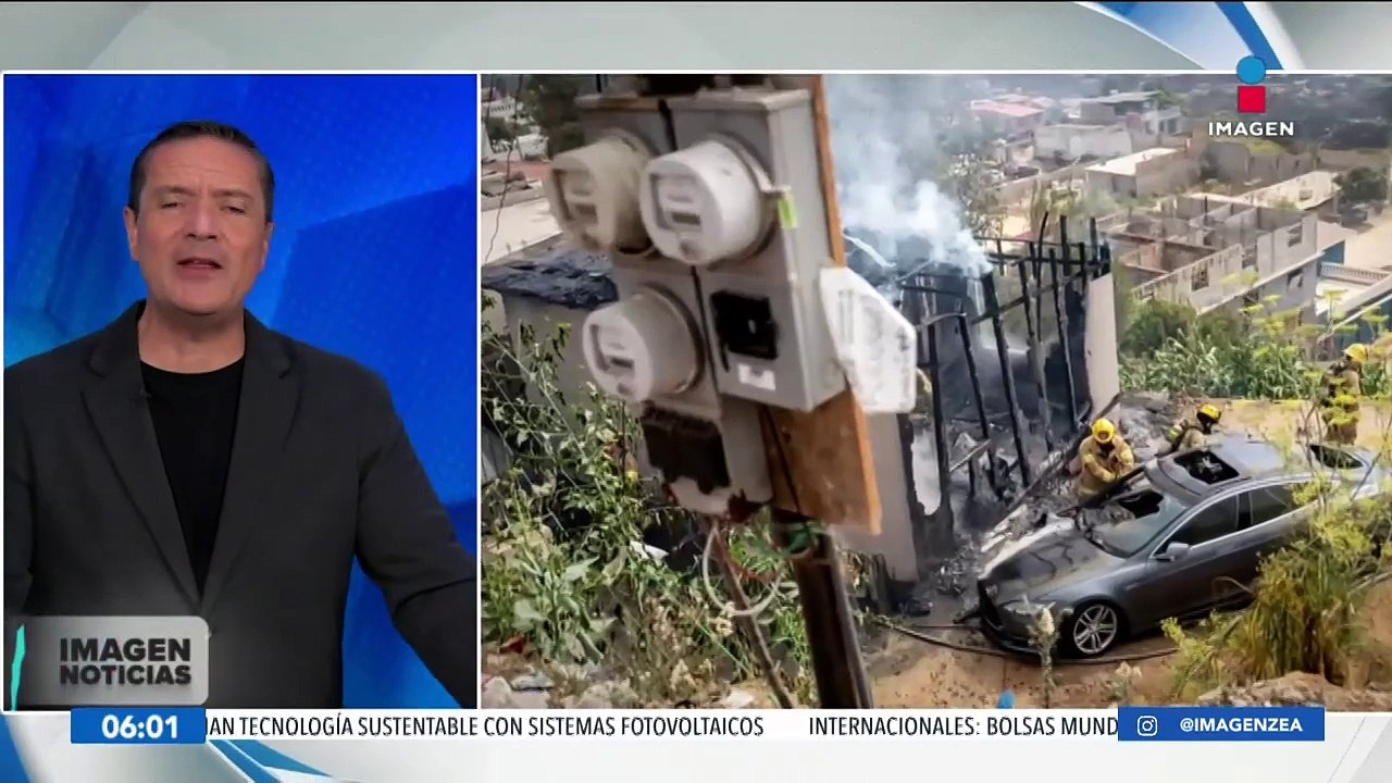 Auto Tesla se incendia tras ser conectado a un...