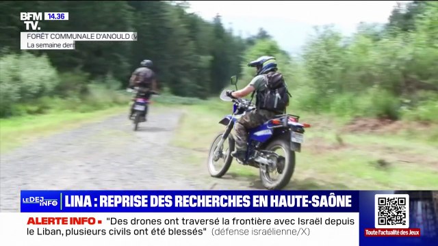 Disparition de Lina: les recherches ont repris ce mardi en Haute-Saône