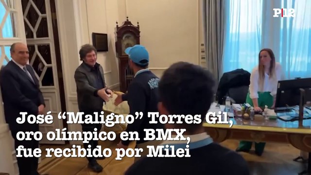 José Maligno Torres Gil se reunió con Milei en la Casa Rosada y saludaron desde el balcón