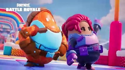 Fortnite zeigt die Zusammenarbeit mit Fall Guys im Trailer
