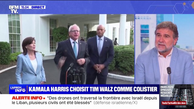 Présidentielle américaine: Kamala Harris choisit Tim Walz, gouverneur du Minnesota, comme colistier