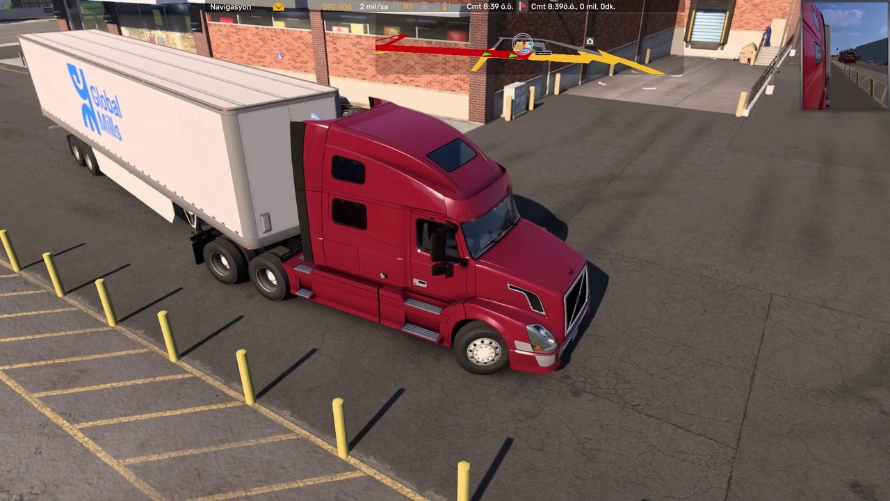 Dried Fruit: Start:Stockton - Destination: San Francisco #Volvo #Trucks #ETS2 -American Truck Simulator