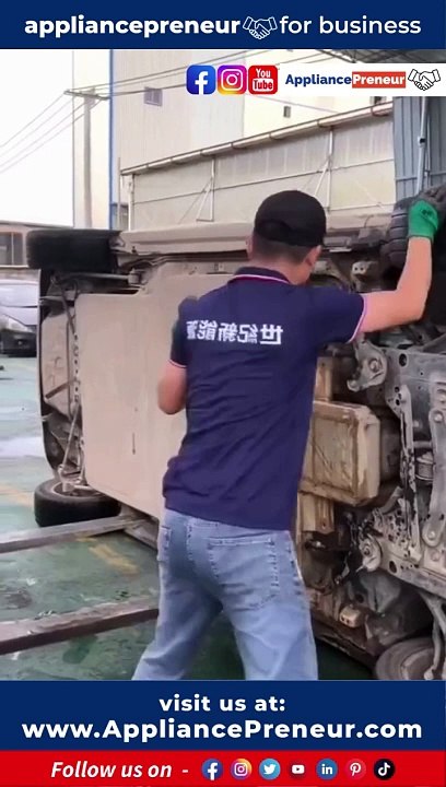 Battery Replacement in an Electric Car #electri...