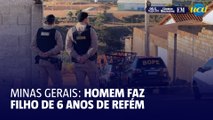 Homem em surto faz filho de seis anos refém em Minas