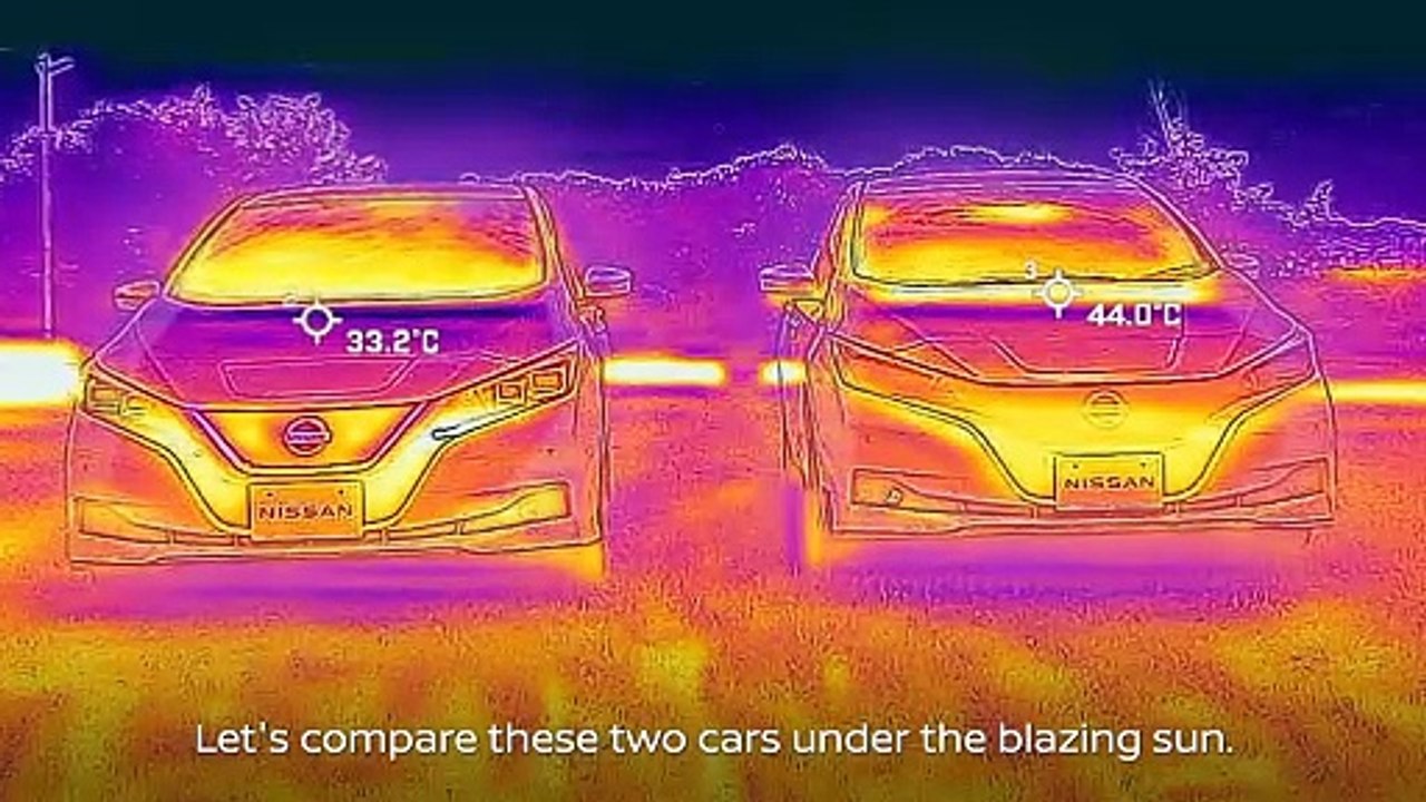Un matériau composite synthétique intégré dans la peinture permet d'abaisser la température de l'habitacle