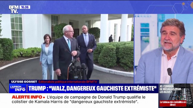 Donald Trump qualifie Tim Walz, le colistier de Kamala Harris, de dangereux, gauchiste, extrémiste