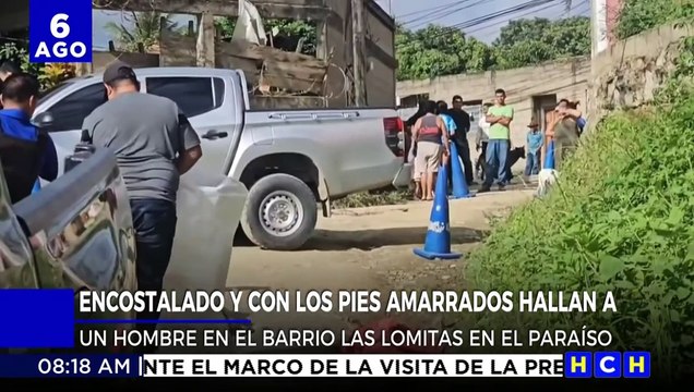 ¡Dantesco! Atado y encostalado dejan el cadáver de un joven en Las Lomitas, El Paraíso