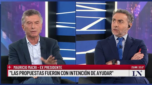 Macri y Majul se cruzaron por interrumpirse al hablar de licitaciones: Estamos muy viejos