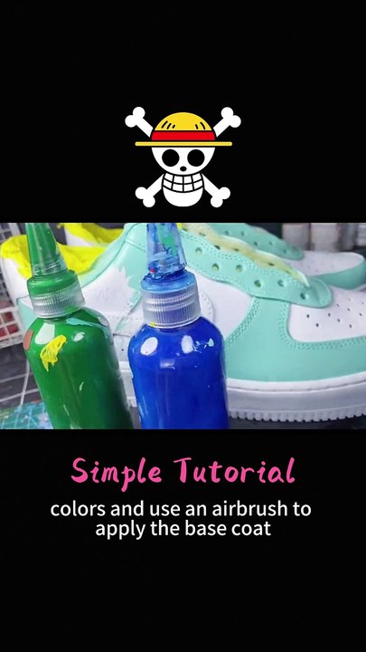 How to Paint Zoro from One Piece on Sneakers