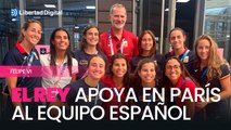 Felipe VI muestra su apoyo incondicional al equipo olímpico español en París