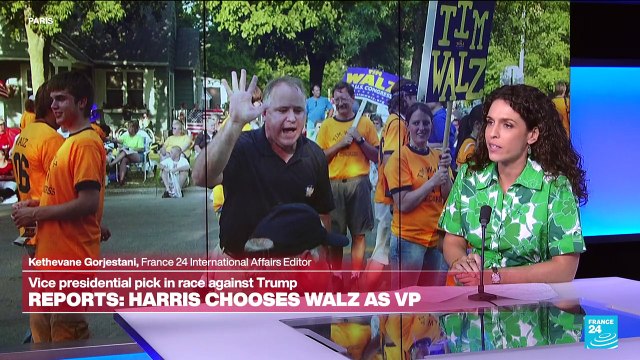 Who is Tim Waltz, who Kamala Harris has chosen as her running mate in the US presidential election?