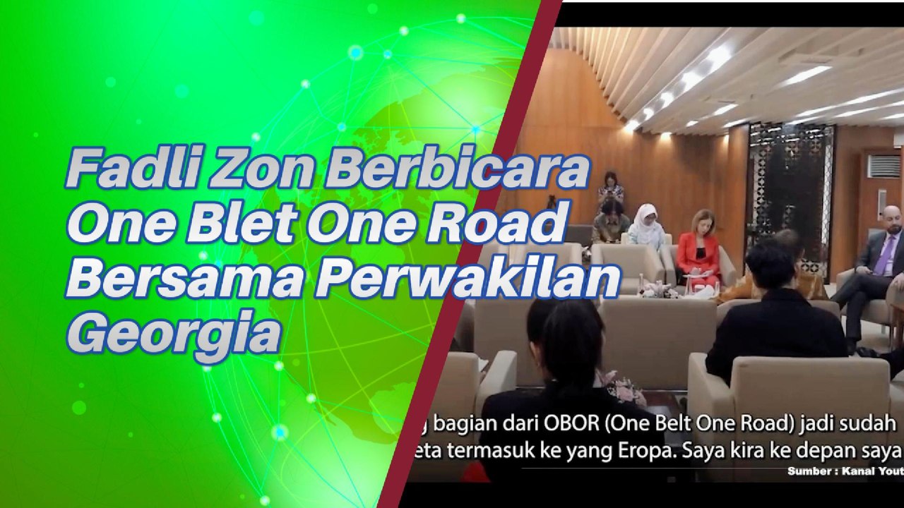 Fadli Zon Berbicara Bersama Perwakilan Negara Georgia Dan Ini Yang Mereka Sampaikan