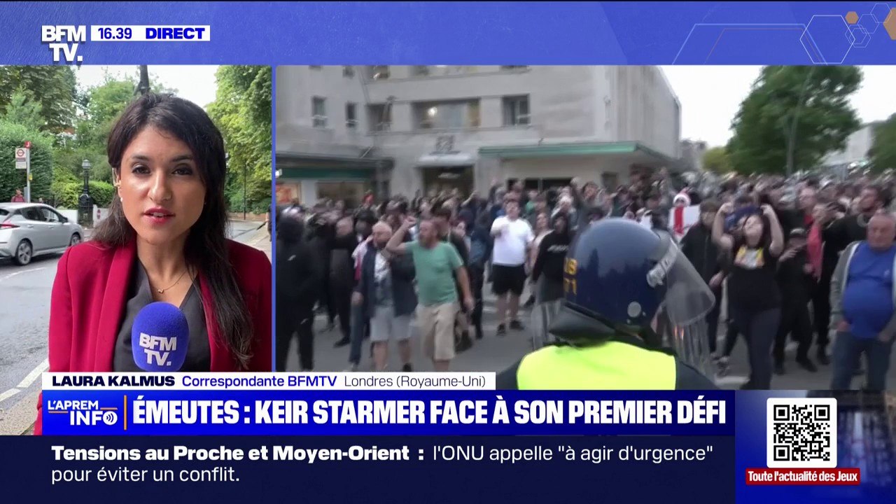 Émeutes xénophobes au Royaume-Uni: les affrontements se poursuivent, le Premier ministre Keir Starmer promet des sanctions lourdes