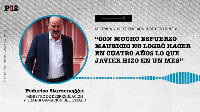 Sturzenegger defiende la gestión de Milei y discrepa con Macri: “con mucho esfuerzo Mauricio no logró hacer en cuatro años lo que Javier hizo en un mes”