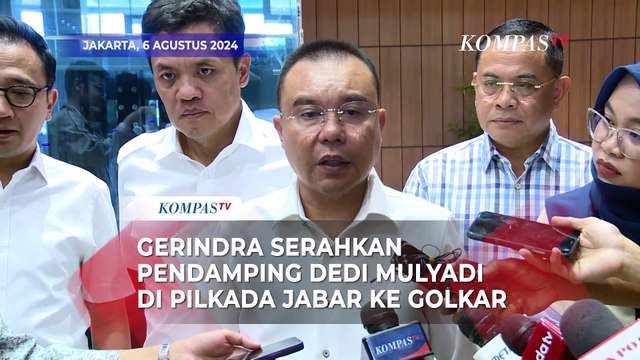 Gerindra Serahkan Pendamping Dedi Mulyadi di Pilkada Jabar ke Golkar