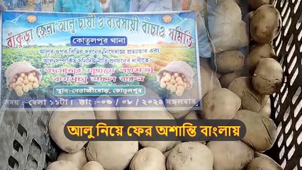 টাস্ক ফোর্সের অভিযান থেকে ভিনরাজ্যে রফতানির দাবি, আলু নিয়ে ফের অশান্তি বাংলায়