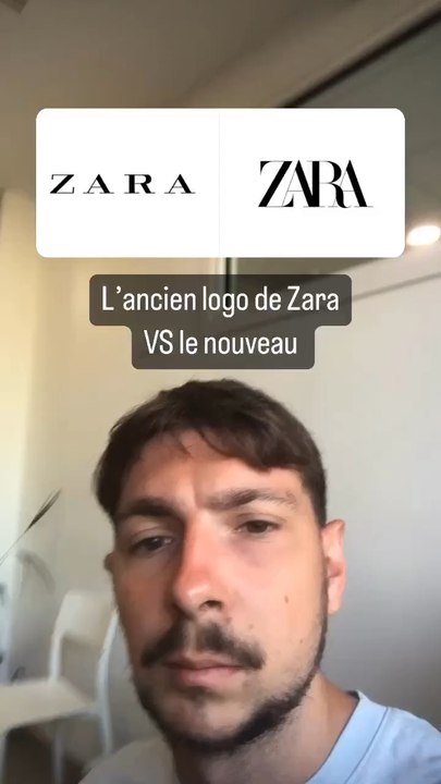 L’ancien logo de Zara VS le nouveau… (exclusivité dailymotion)