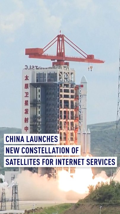 China launches new constellation of satellites for internet service