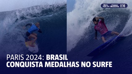 Brasil conquista prata e bronze no surfe em Paris-2024
