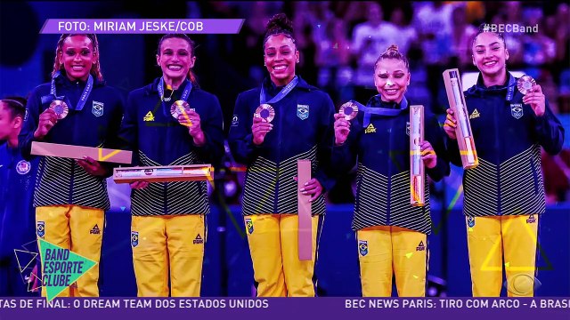 Jade Barbosa e Lorrane Oliveira falam da emoção pelo bronze em Paris