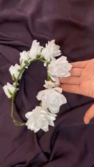 Easy Flower Crown l Wedding l Real Flower Tiara