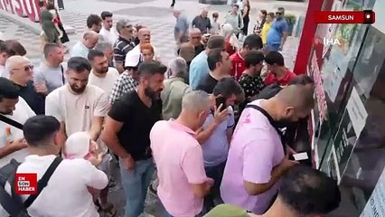 Samsunspor - Beşiktaş maçı biletlerine yoğun ilgi